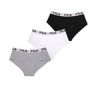 FILA Bragas Mujer Algodón, Ropa Interior Mujer, cómoda y suave (lote de 3)