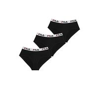 FILA Bragas Mujer Algodón, Ropa Interior Mujer, cómoda y suave (lote de 3)