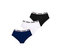 FILA Bragas Mujer Algodón, Ropa Interior Mujer cómoda y suave (lote de 3)