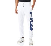 FILA Bronce Pantalón de Vestir, Blanco Brillante, M Unisex Adulto