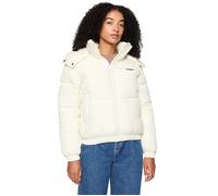 FILA Buchen Cropped Puffer Jacket Antique White Talla: XS | Chaquetas de Invierno Outlet | Mujer | Blanco