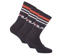 FILA Calcetines 3 6 9 Pares Street Sport Tenis Rayas Unisex 35-38, 39-42, 43...