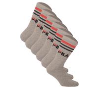 FILA Calcetines deportivos gris / rojo / negro 35-38 gris / rojo / negro