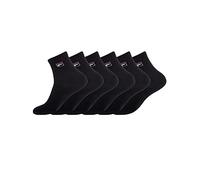 FILA Calcetines Hombre, algodón, lote de 6, para hombre, tenis, acento, rendimiento