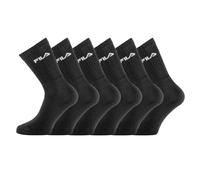 FILA Fi/1/Tnx6/F9581 Calcetines, Negro, 35-38 (Pack de 6) para Hombre