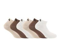 Calcetín para hombre de algodón - Juego de 6 - Calcetines deportivos para hombre, ajuste perfecto y mantenimiento antideslizantes, F9300 Crudo/Beige/Marrón, 43-46