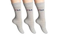 Fila Calcetines largos unisex cómodos. Gris 35-38