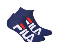 FILA Calcetines Unisex En Paquete - Sneakers Invisibles, Logo, Sólido