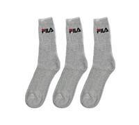 Fila Calcetines unisex largos en pack de 3 pares. Gris 39-42