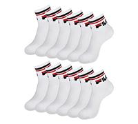 FILA Calza - Calcetines deportivos para hombre y mujer, 6 pares, 300 blanco. 43-46
