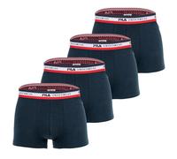 FILA Calzoncillo boxer azul oscuro / rojo / blanco L azul oscuro / rojo / blanco