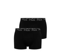 FILA Calzoncillo boxer gris / negro S gris / negro