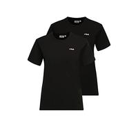 FILA Camiseta de Manga Corta para Mujer, Color Negro., L