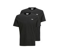 Lote de 2 camisetas de manga corta foundation Hombre Talla S. Color Negro