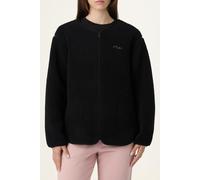 FILA Cassiano Relaxed Teddy Fleece Jacket Black Talla: XS | Chaquetas Finas Outlet | Mujer | Negro