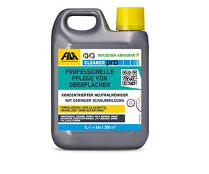 Fila CLEANER Detergente neutro concentrado para barro, gres porcelánico, cerámica esmaltada, clinker, cemento, madera, piedra natural, granito, aglomerados, mármol envejecido, cantos y guijarros 1 litre