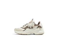 Fila Collene Logo Teens Sneaker, Turtledove-White, 37 EU, Turtledove White, 37 EU