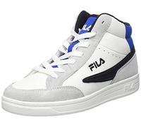 Fila Crew Mid Teens, Zapatillas Unisex niños, Gray Violet Lapis Blue, 38 EU