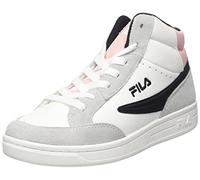 Fila Crew Mid Teens, Zapatillas Unisex niños, Gray Violet Pale Rosette, 36 EU