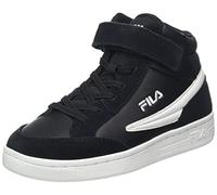 Fila Crew Velcro Mid Kids, Zapatillas Unisex niños, Negro, 35 EU