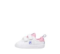 Fila Crosscourt 2 Nt Velcro Tdl, Zapatillas Unisex Niños, White Wild Rose, 26 EU