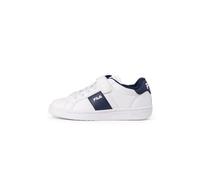 FILA Crosscourt Line Velcro Kids, Zapatillas, White Navy, 28 EU Ancho