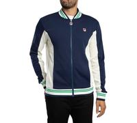 Fila de los hombres Chaqueta deportiva de béisbol Settanta, Azul