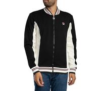 Fila de los hombres Chaqueta deportiva de béisbol Settanta, Negro