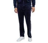 Fila de los hombres Pantalones deportivos rectos de terciopelo Fio, Azul