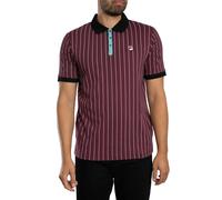 Fila de los hombres Polo clásico a rayas vintage BB1, rojo