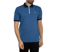 Fila de los hombres Polo clásico de rayas vintage BB1, Azul