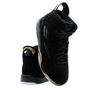 Fila Dereverse Suede Style Mid Hi Top Tenis para hombre, Negro Oro, 47.5 EU