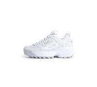 Fila Disruptor F wmn - Zapatillas para Mujer, Color Blanco y Plateado, Talla 39 EU, Blanco y Plateado, 39 EU