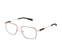 Fila Eyeglass frame VFI534 ROSE GOLD WITH SEMI MATT BLACK PARTS 53/16/145 Hombre