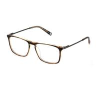 Fila Eyeglass frame VFI538V SHINY HAVANA TOP+YELLOW 55/16/145 Hombre