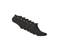 Fila F9100/6 Unisex Calcetin Invisible 6-Pares, Talla 39/42, Negro