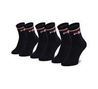 Fila F9398 Calcetines Unisex, Negro 3 Pares, 43-46