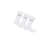 Fila F9630 Unisex, Calcetín Hombre, Blanco, 39-42 Paquete De 3
