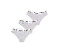 FILA Fi/2/Scx3/Fu6043 Ropa Interior, Gr, L (Pack de 3) para Mujer
