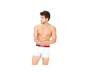 Fila FU5020, Bóxer Hombre, White, M
