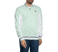 FILA Hombre Chaqueta Deportiva De Béisbol Settanta, Surf Spray/White/Navy, 3XL