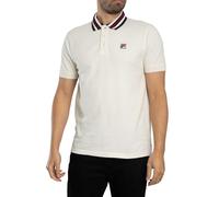 FILA Hombre Polo Básico Aquiles Heritage Tape, Gardenia, Gardenia, 3XL