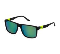 Fila Hombre SFI522 U28W Gafas de sol Inyectado Negro Fumar Cuadrada Polarizado Espejo