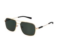 Fila Hombre SFI523 300P Gafas de sol Metal Oro Verde Cuadrada