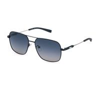 Fila Hombre SFI523 696P Gafas de sol Metal Azul Azul Cuadrada Sombreado