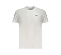 FILA Laas Regular tee Bright White-M, Blanco Brillante, M