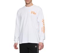 FILA Laon Oversized Long Sleeve Bright White Talla: XS | Manga Larga Outlet | Hombre | Blanco