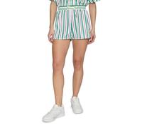 FILA Lassance Striped Satin Shorts Antique White/two Color Stripe Talla: M | Shorts Deportivos Outlet | Mujer | Blanco