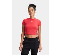 FILA Latina Cropped Tee True Red Talla: XS | Camisetas de Seda Outlet | Mujer | Rojo