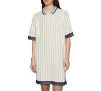 FILA Lavinia Striped Oversized Polo Dress Antique White/fir Strip Talla: XL | Mini Vestidos Outlet | Mujer | Blanco